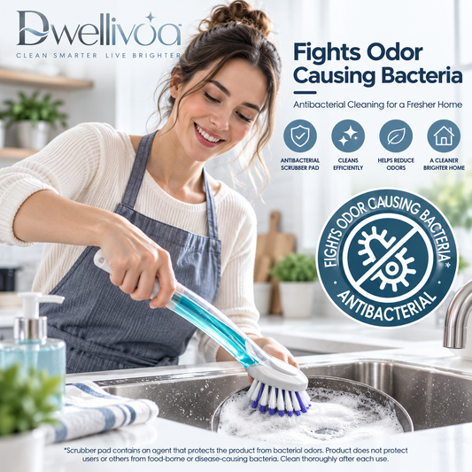 Dwellivoa® CleanFlow Soap Dispensing Dish Wand