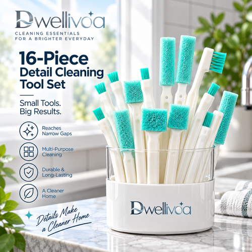Dwellivoa® 16-Piece Detail Cleaning Tool Set