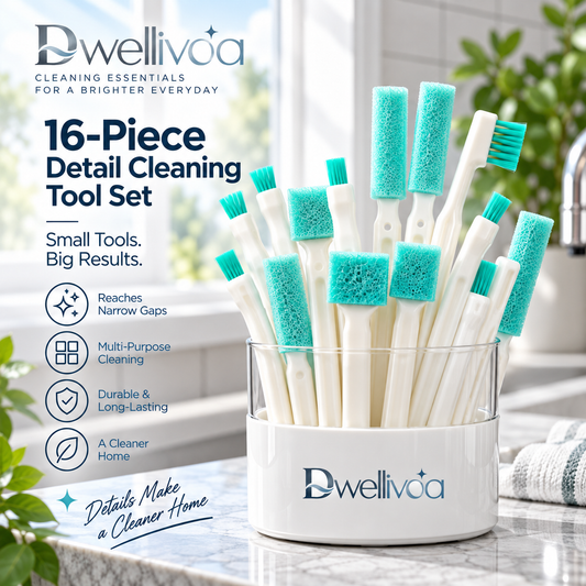 Dwellivoa® 16-Piece Detail Cleaning Tool Set