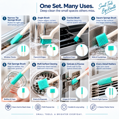 Dwellivoa® 16-Piece Detail Cleaning Tool Set